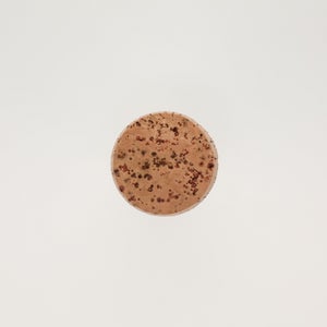 キッチンツールキャニスター 75mm 樽 グレー 鬼皮コルク付 5143