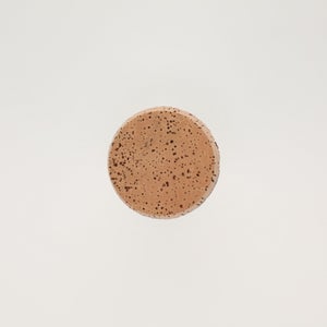 キッチンツールキャニスター 75mm 樽 グレー 鬼皮コルク付 5145