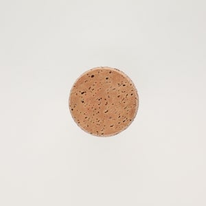 キッチンツールキャニスター 75mm 樽 グレー 鬼皮コルク付 5147