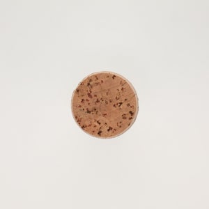 キッチンツールキャニスター 75mm 樽 グレー 鬼皮コルク付 5148