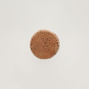 キッチンツールキャニスター 75mm 樽 グレー 鬼皮コルク付 5230
