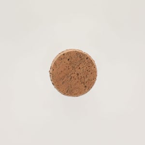 キッチンツールキャニスター 75mm 樽 グレー 鬼皮コルク付 5545
