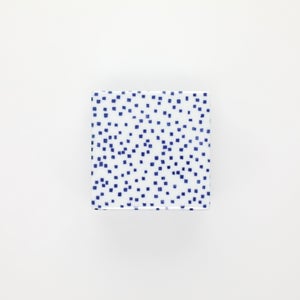 重箱 小＋蓋セット 四角ちらし/呉須 0003