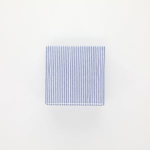 重箱 小＋蓋セット 縞/呉須 0005