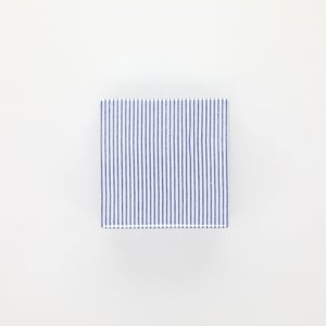 重箱 小＋蓋セット 縞/呉須 0008