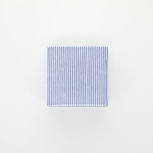 重箱 小＋蓋セット 縞/呉須 0009