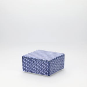 重箱 小＋蓋セット 極七宝/呉須 0003