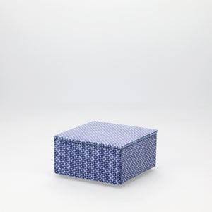 重箱 小＋蓋セット 極七宝/呉須 0005