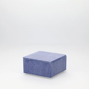 重箱 小＋蓋セット 極七宝/呉須 0006