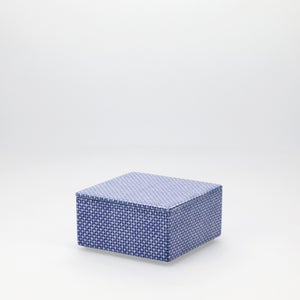 重箱 小＋蓋セット 極七宝/呉須 0007