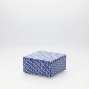 重箱 小＋蓋セット 極七宝/呉須 0002