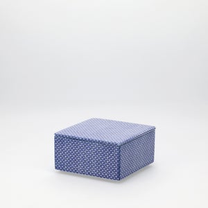 重箱 小＋蓋セット 極七宝/呉須 0004