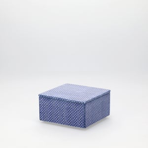 重箱 小＋蓋セット 極七宝/呉須 0005