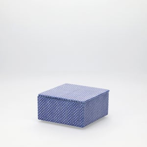 重箱 小＋蓋セット 極七宝/呉須 0006