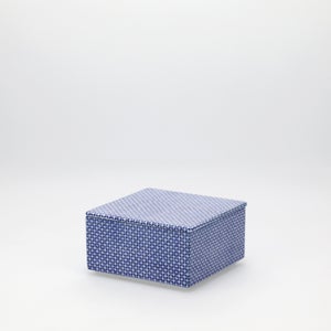 重箱 小＋蓋セット 極七宝/呉須 0008