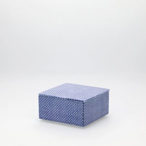 重箱 小＋蓋セット 極七宝/呉須 0010