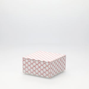 重箱 小＋蓋セット 角松皮菱/赤絵 0001