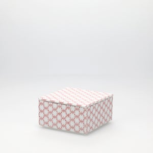 重箱 小＋蓋セット 角松皮菱/赤絵 0002