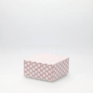 重箱 小＋蓋セット 角松皮菱/赤絵 0003