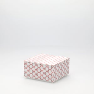 重箱 小＋蓋セット 角松皮菱/赤絵 0005