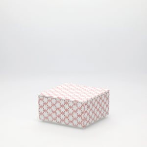 重箱 小＋蓋セット 角松皮菱/赤絵 0003