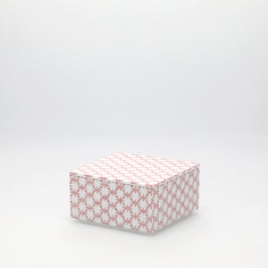 重箱 小＋蓋セット 角松皮菱/赤絵 0004