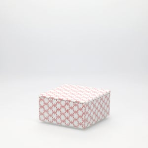 重箱 小＋蓋セット 角松皮菱/赤絵 0005