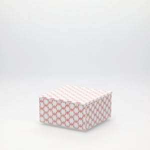 重箱 小＋蓋セット 角松皮菱/赤絵 0006