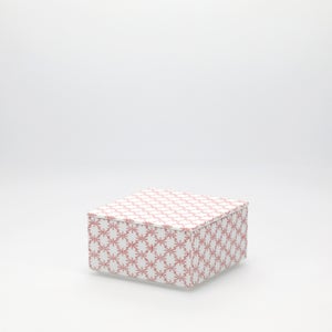 重箱 小＋蓋セット 角松皮菱/赤絵 0009