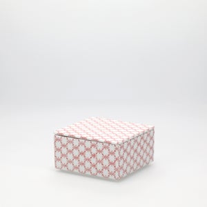 重箱 小＋蓋セット 角松皮菱/赤絵 0010