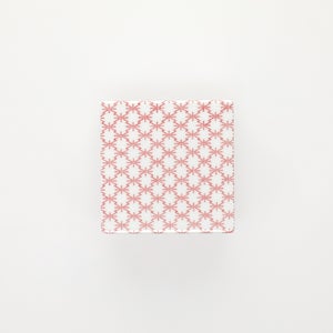 重箱 小＋蓋セット 角松皮菱/赤絵 0005