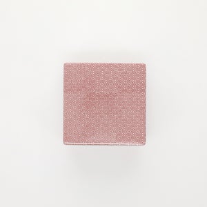 重箱 小＋蓋セット 菱結/赤絵 0006