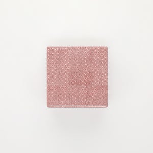 重箱 小＋蓋セット 菱結/赤絵 0007