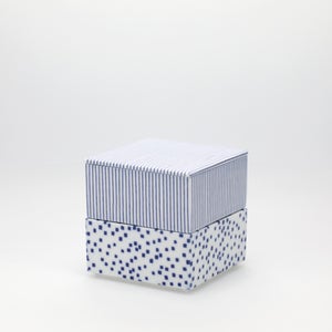 重箱 小＋蓋 2段セット 呉須 / 呉須 0001