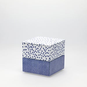 重箱 小＋蓋 2段セット 呉須 / 呉須 0011