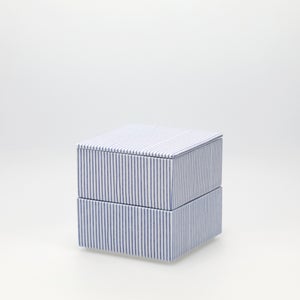 重箱 小＋蓋 2段セット 呉須 / 呉須 0062