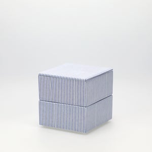 重箱 小＋蓋 2段セット 呉須 / 呉須 0063