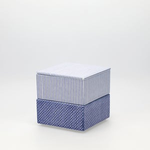 重箱 小＋蓋 2段セット 呉須 / 呉須 0072