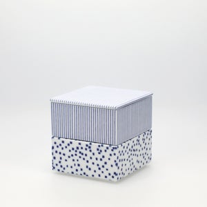 重箱 小＋蓋 2段セット 呉須 / 呉須 0086