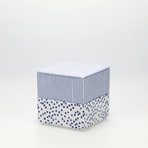 重箱 小＋蓋 2段セット 呉須 / 呉須 0088