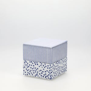 重箱 小＋蓋 2段セット 呉須 / 呉須 0090