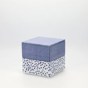 重箱 小＋蓋 2段セット 呉須 / 呉須 0097