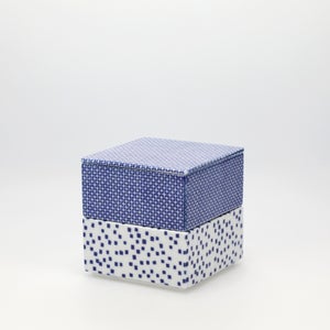 重箱 小＋蓋 2段セット 呉須 / 呉須 0098