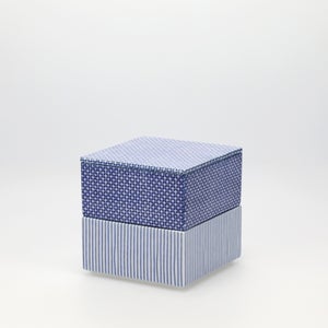 重箱 小＋蓋 2段セット 呉須 / 呉須 0105