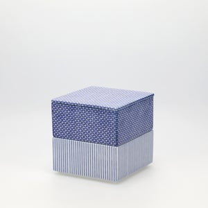 重箱 小＋蓋 2段セット 呉須 / 呉須 0110