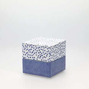 重箱 小＋蓋 2段セット 呉須 / 呉須 0123