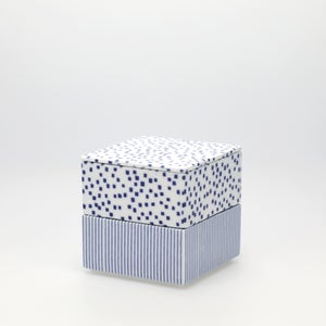 重箱 小＋蓋 2段セット 呉須 / 呉須 0127