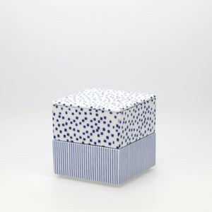 重箱 小＋蓋 2段セット 呉須 / 呉須 0129