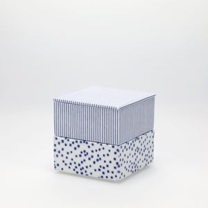 重箱 小＋蓋 2段セット 呉須 / 呉須 0001