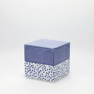 重箱 小＋蓋 2段セット 呉須 / 呉須 0003